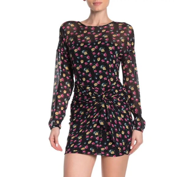 All Saints Dresses & Skirts - NWOT All Saints Floral long sleeves mini dress